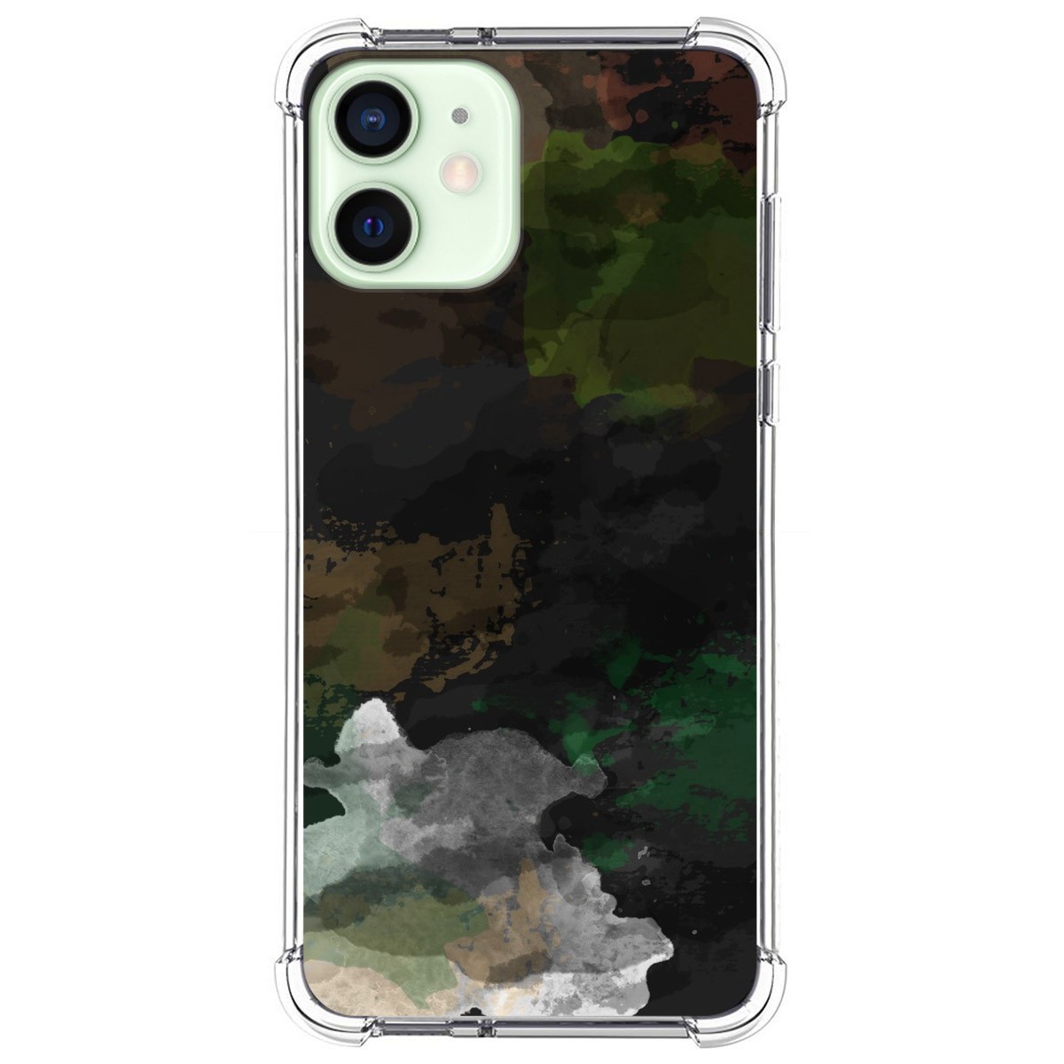 Funda Silicona Antigolpes para Iphone 12 Mini (5.4) diseño Acuarela 12 Dibujos