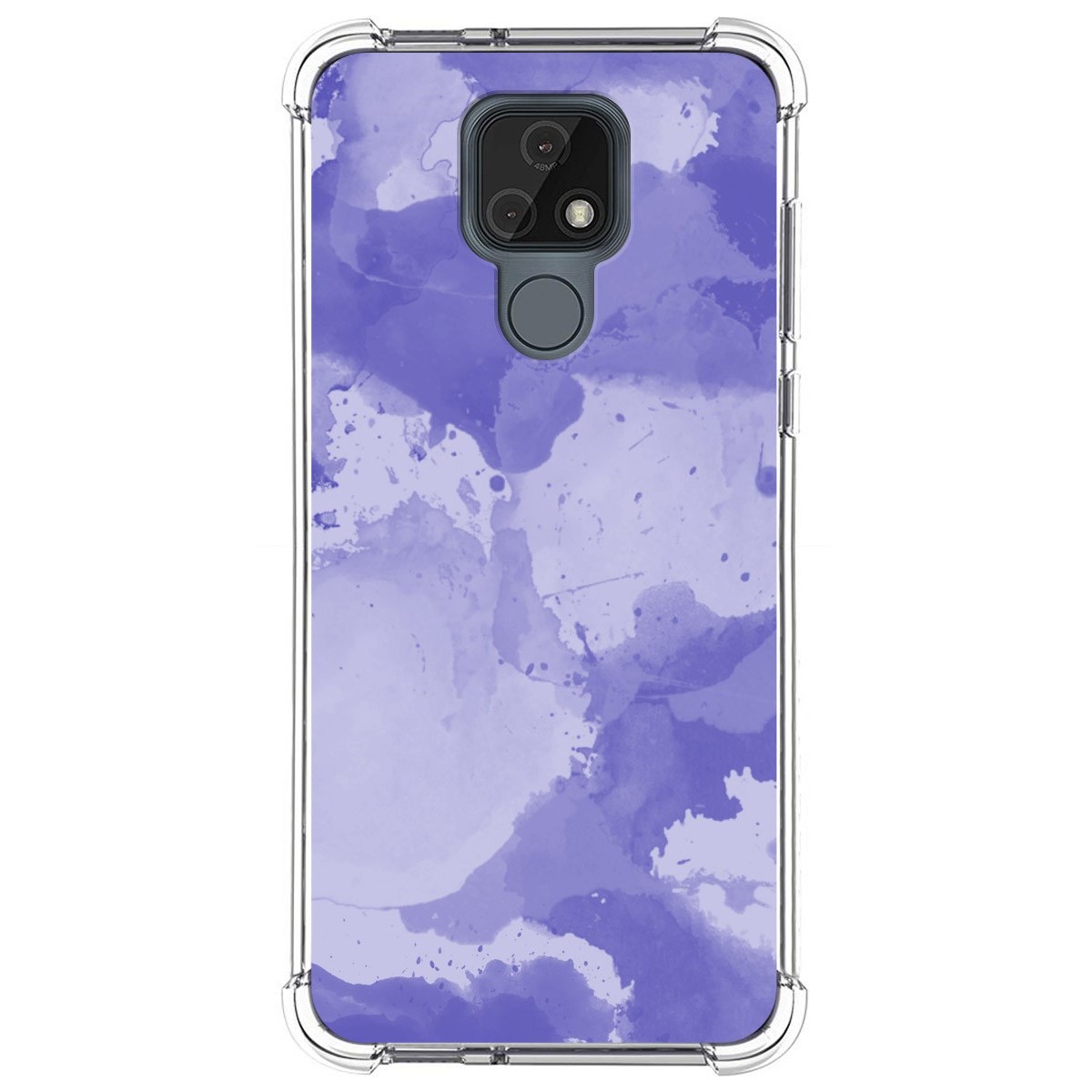 Funda Silicona Antigolpes para Motorola Moto E7 diseño Acuarela 01 Dibujos