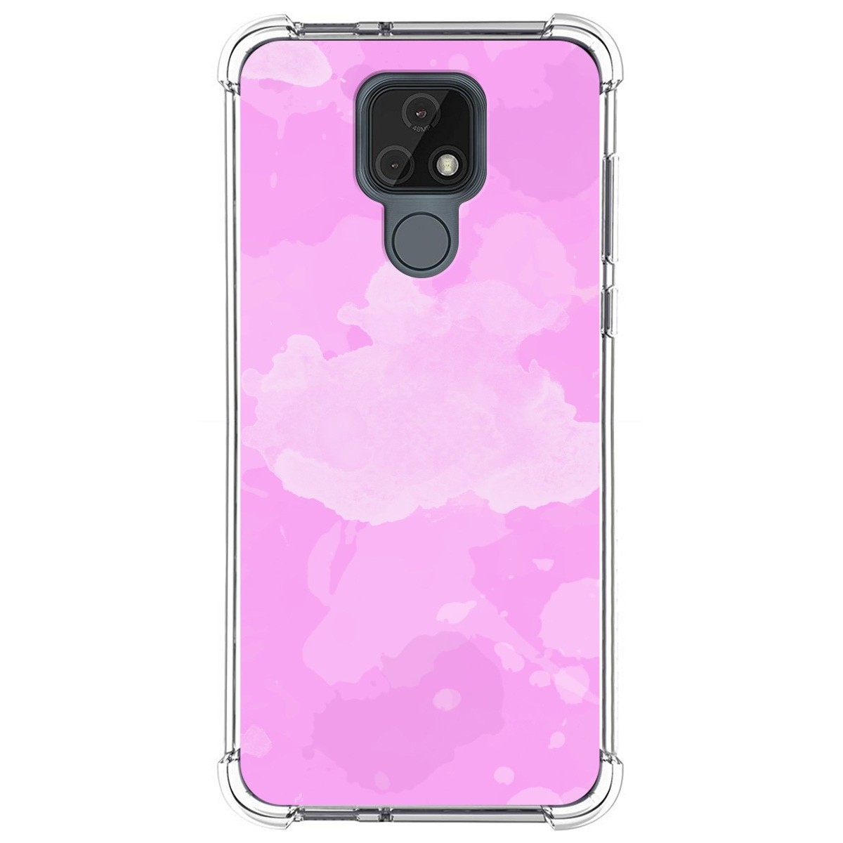 Funda Silicona Antigolpes para Motorola Moto E7 diseño Acuarela 04 Dibujos