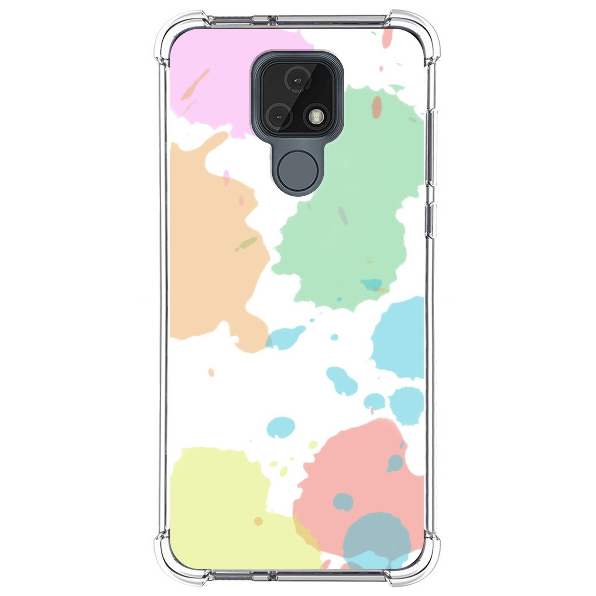 Funda Silicona Antigolpes para Motorola Moto E7 diseño Acuarela 05 Dibujos