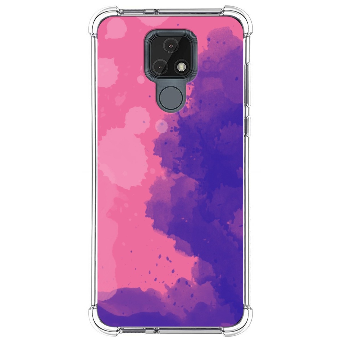 Funda Silicona Antigolpes para Motorola Moto E7 diseño Acuarela 07 Dibujos