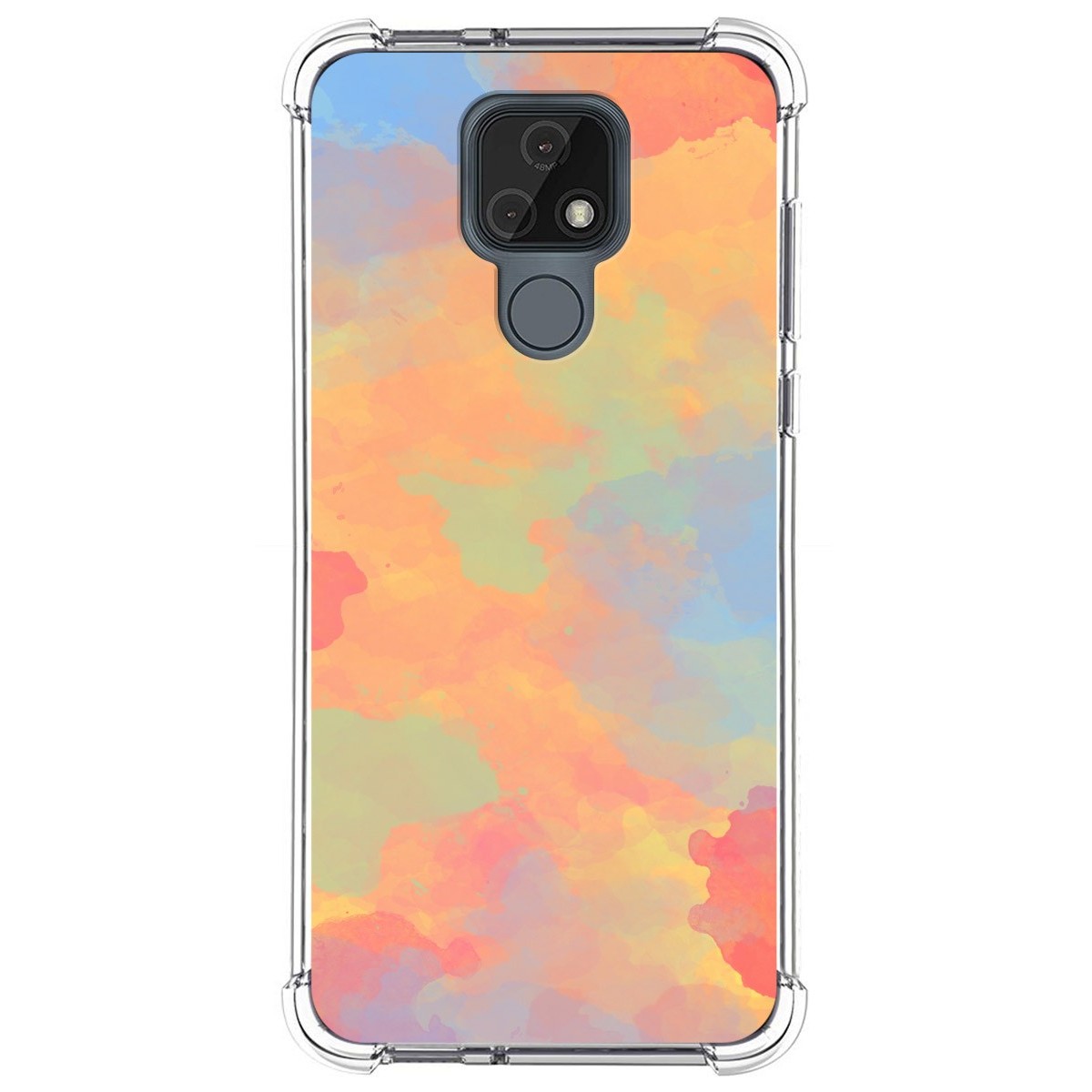 Funda Silicona Antigolpes para Motorola Moto E7 diseño Acuarela 08 Dibujos