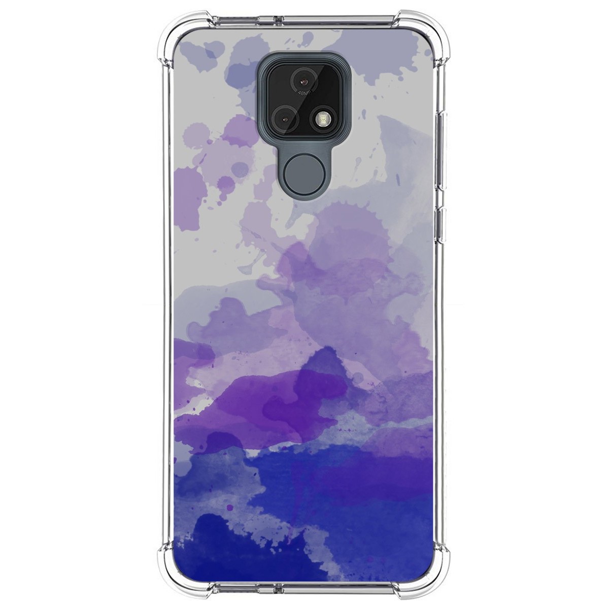 Funda Silicona Antigolpes para Motorola Moto E7 diseño Acuarela 09 Dibujos