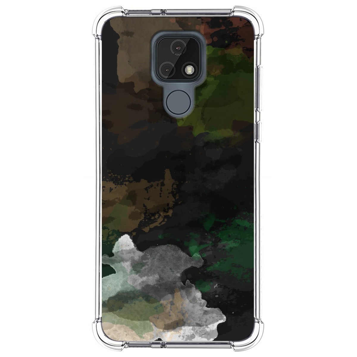 Funda Silicona Antigolpes para Motorola Moto E7 diseño Acuarela 12 Dibujos