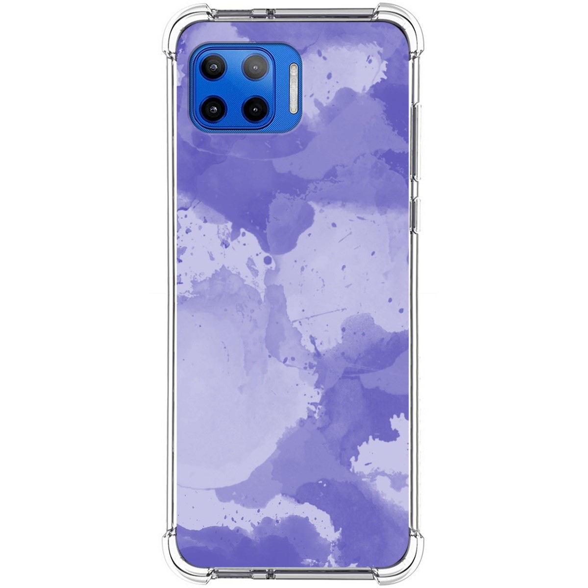 Funda Silicona Antigolpes para Motorola Moto G 5G Plus diseño Acuarela 01 Dibujos