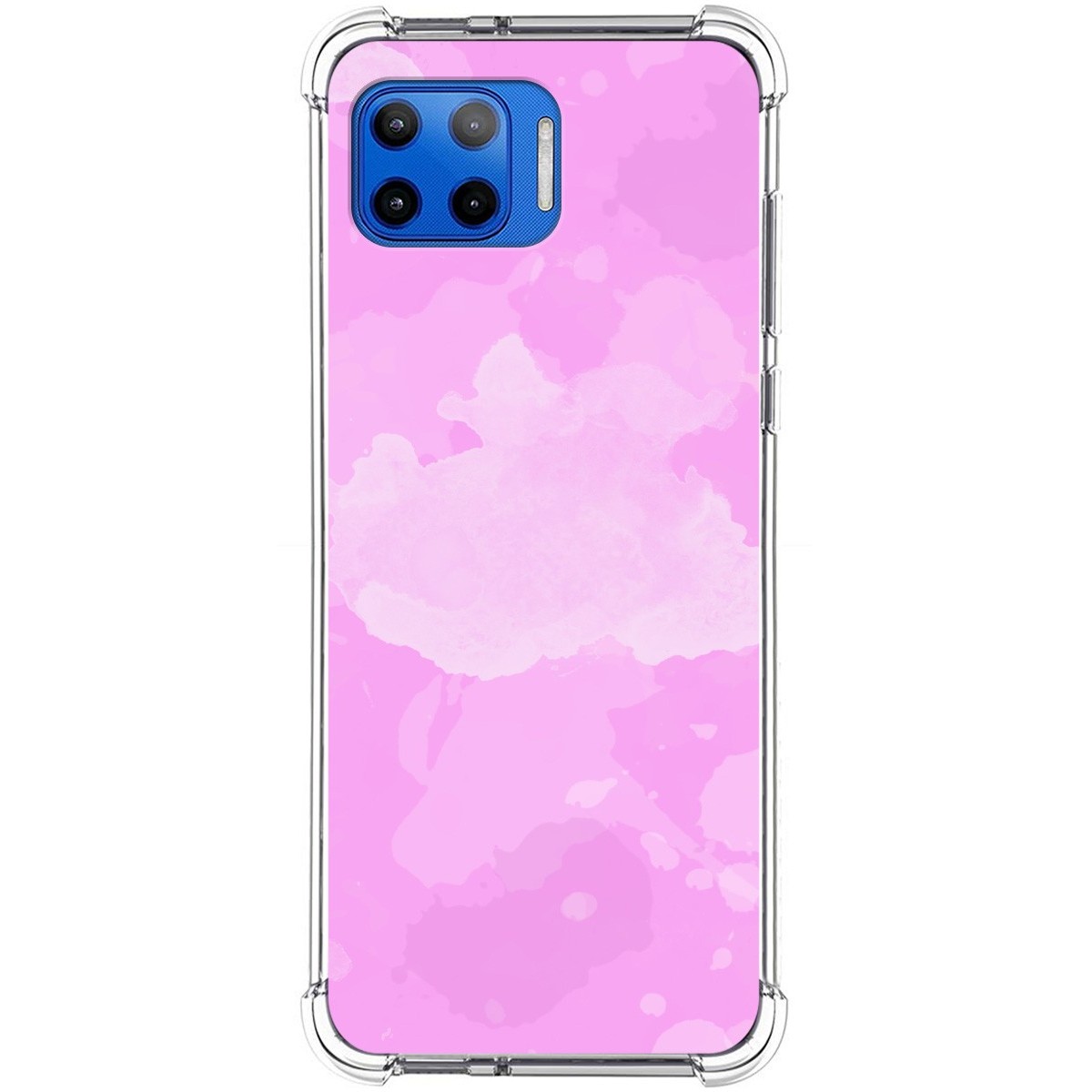 Funda Silicona Antigolpes para Motorola Moto G 5G Plus diseño Acuarela 04 Dibujos
