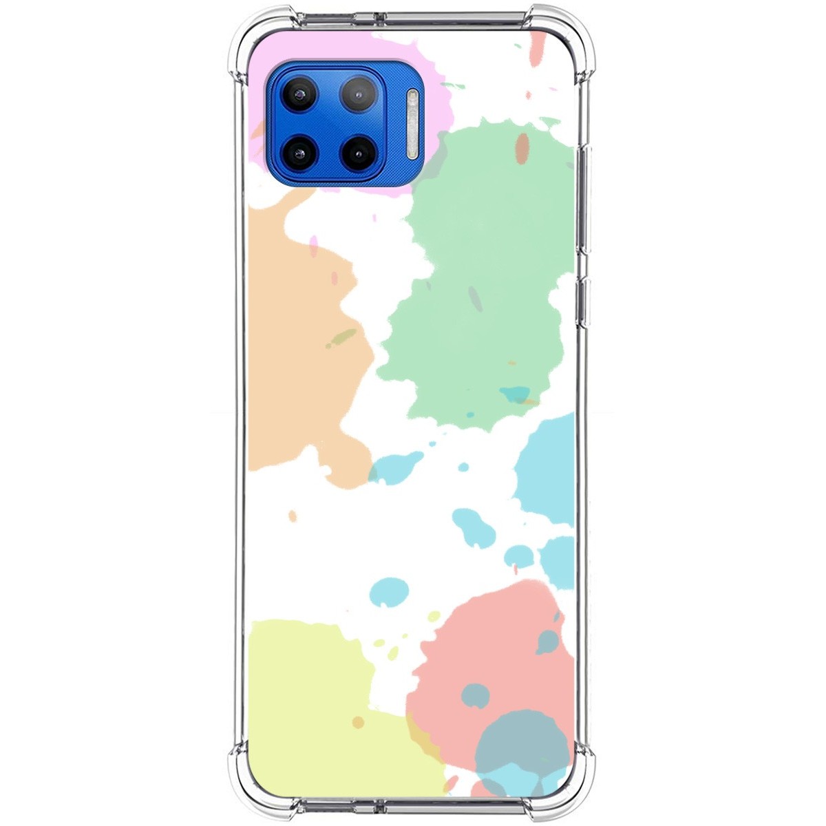 Funda Silicona Antigolpes para Motorola Moto G 5G Plus diseño Acuarela 05 Dibujos