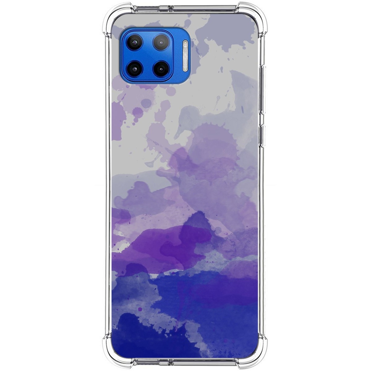 Funda Silicona Antigolpes para Motorola Moto G 5G Plus diseño Acuarela 09 Dibujos