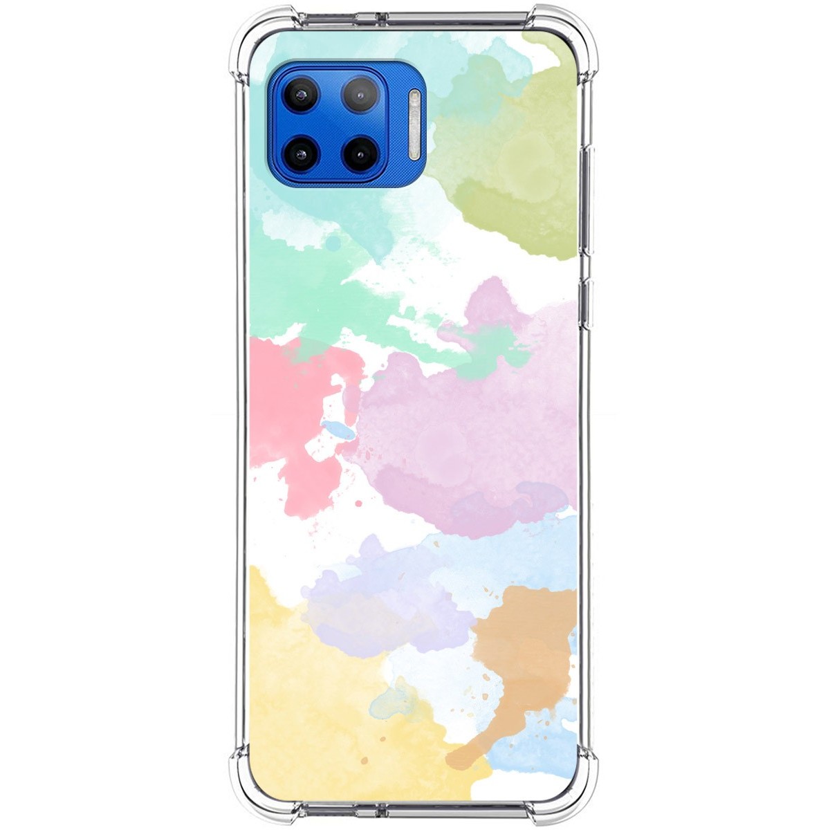 Funda Silicona Antigolpes para Motorola Moto G 5G Plus diseño Acuarela 11 Dibujos