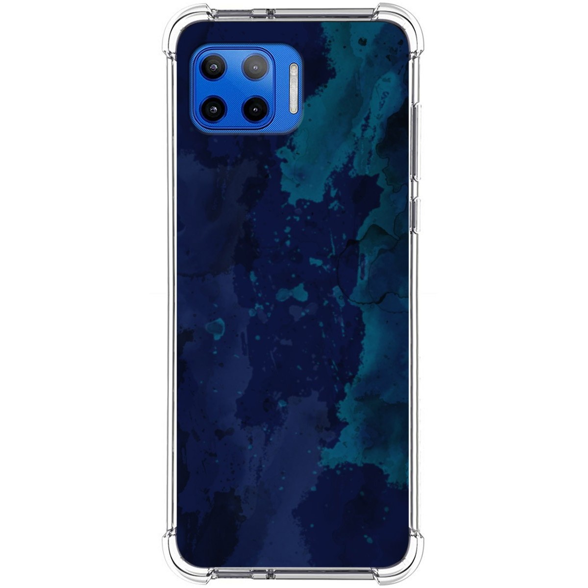 Funda Silicona Antigolpes para Motorola Moto G 5G Plus diseño Acuarela 13 Dibujos
