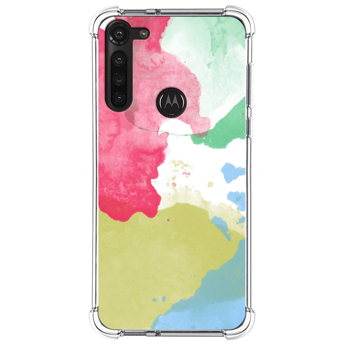 Funda Silicona Antigolpes para Motorola Moto G8 Power diseño Acuarela 02 Dibujos