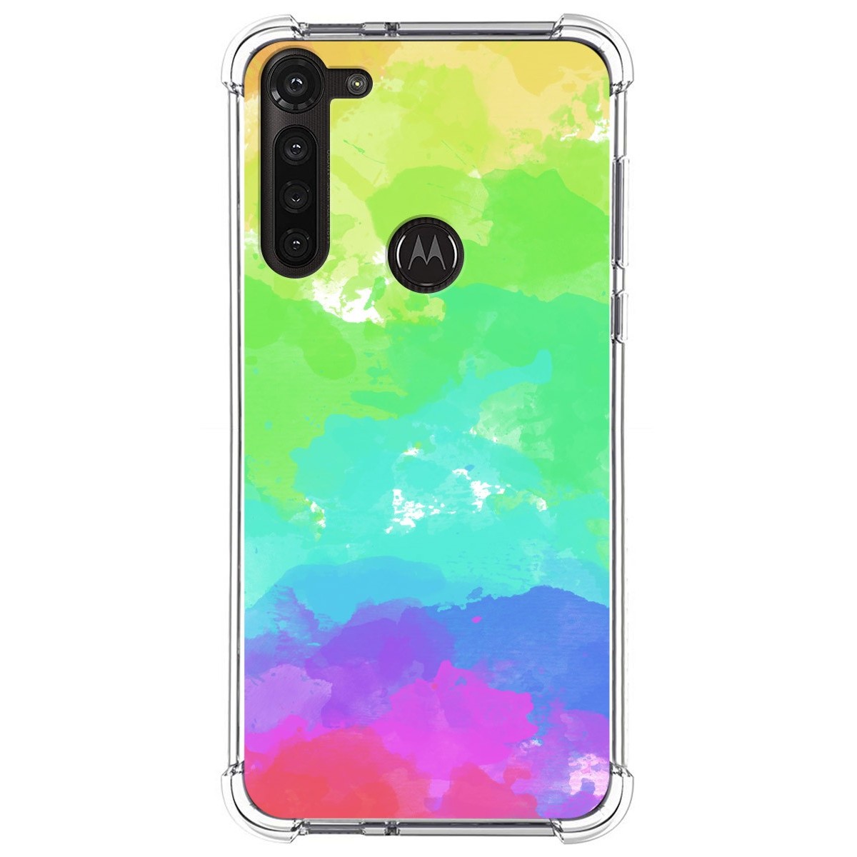 Funda Silicona Antigolpes para Motorola Moto G8 Power diseño Acuarela 03 Dibujos