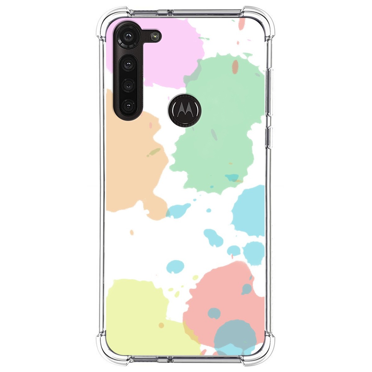 Funda Silicona Antigolpes para Motorola Moto G8 Power diseño Acuarela 05 Dibujos