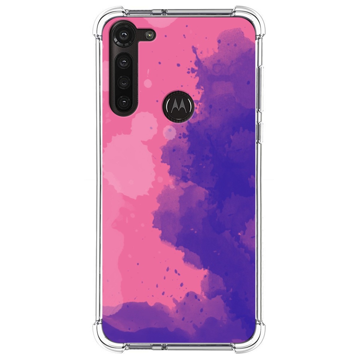 Funda Silicona Antigolpes para Motorola Moto G8 Power diseño Acuarela 07 Dibujos