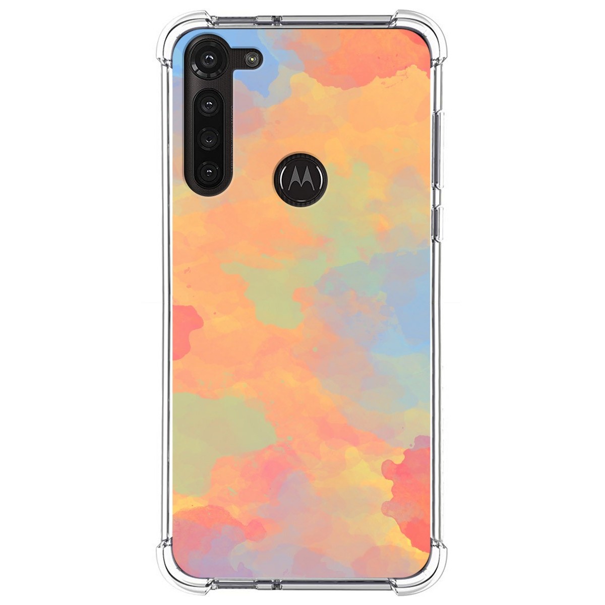 Funda Silicona Antigolpes para Motorola Moto G8 Power diseño Acuarela 08 Dibujos