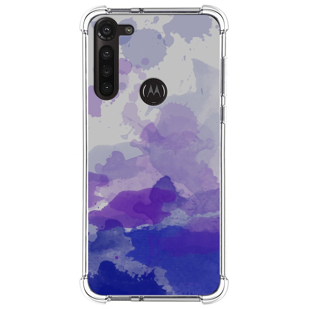 Funda Silicona Antigolpes para Motorola Moto G8 Power diseño Acuarela 09 Dibujos