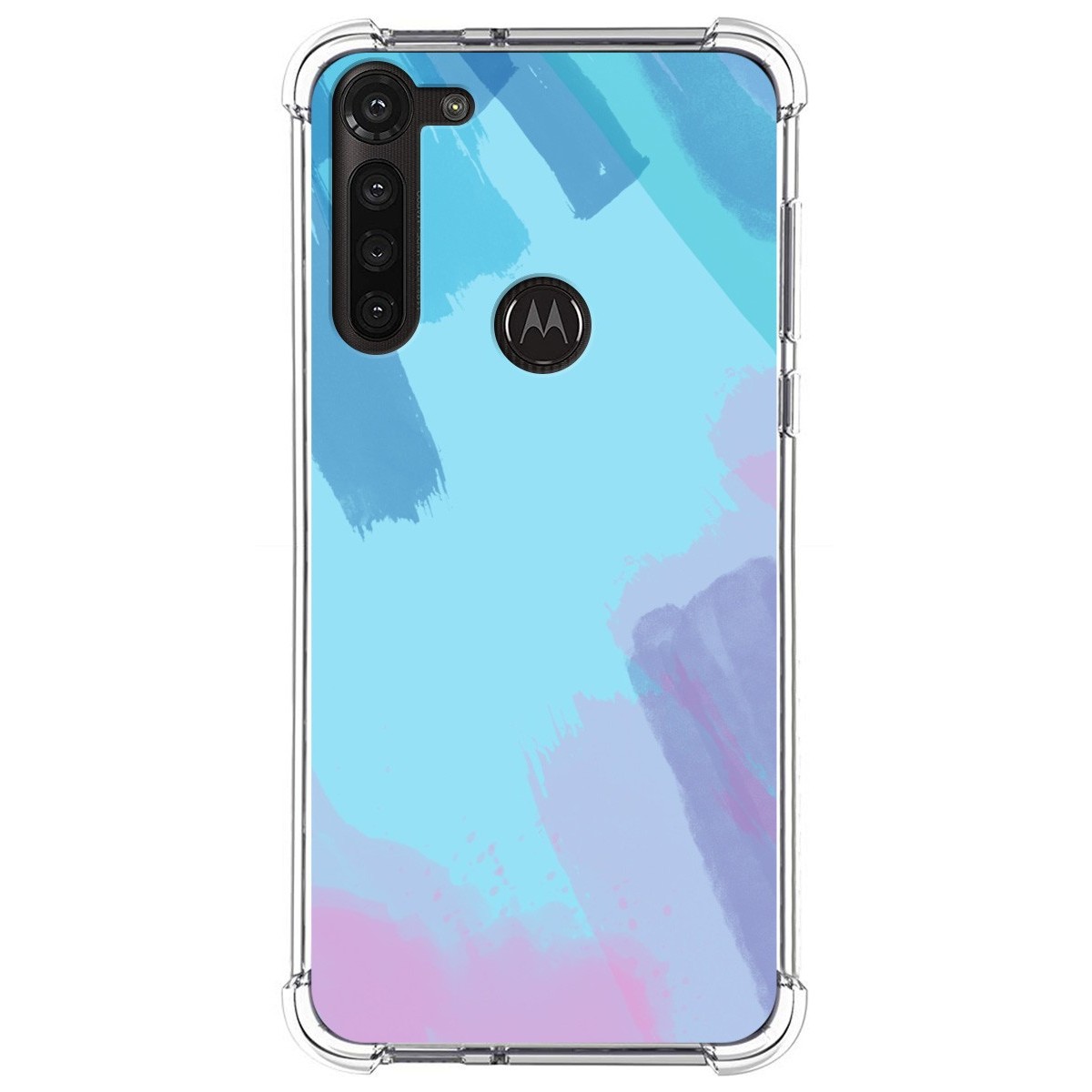 Funda Silicona Antigolpes para Motorola Moto G8 Power diseño Acuarela 10 Dibujos