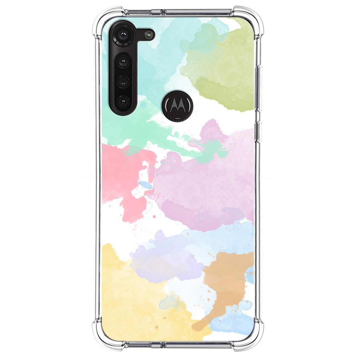 Funda Silicona Antigolpes para Motorola Moto G8 Power diseño Acuarela 11 Dibujos