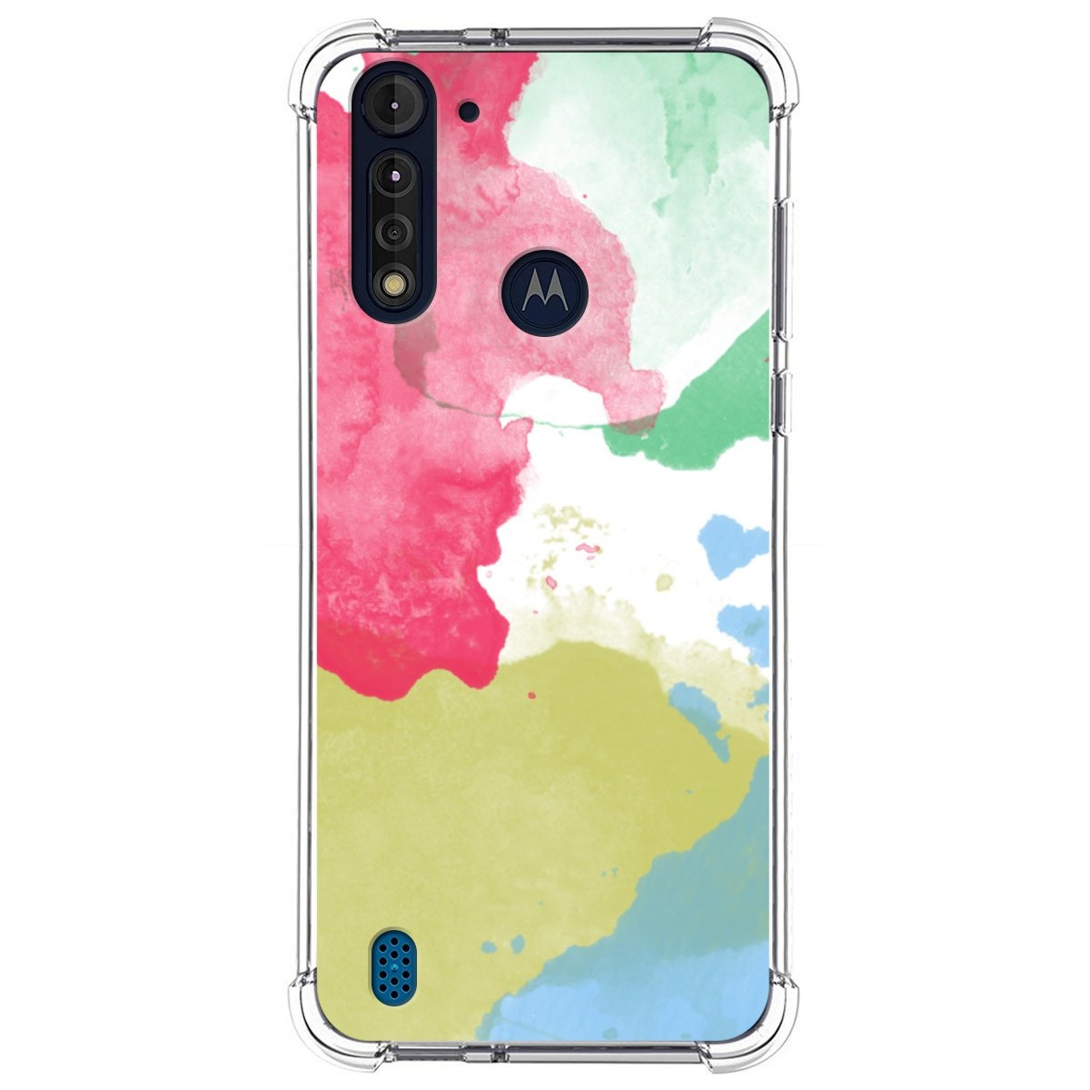 Funda Silicona Antigolpes para Motorola Moto G8 Power Lite diseño Acuarela 02 Dibujos