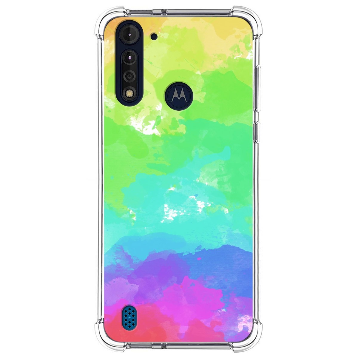 Funda Silicona Antigolpes para Motorola Moto G8 Power Lite diseño Acuarela 03 Dibujos