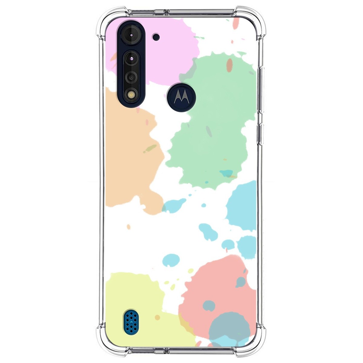 Funda Silicona Antigolpes para Motorola Moto G8 Power Lite diseño Acuarela 05 Dibujos