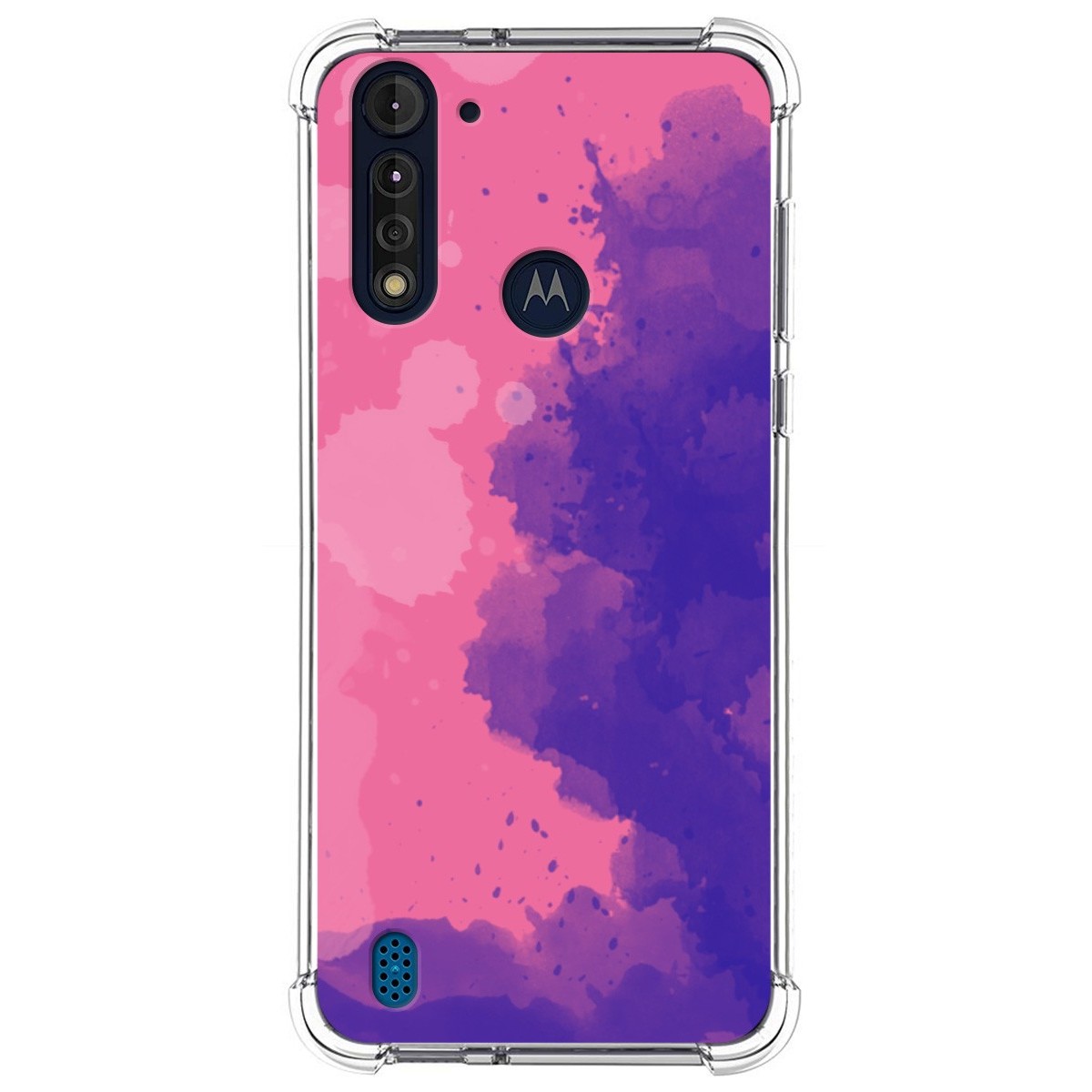 Funda Silicona Antigolpes para Motorola Moto G8 Power Lite diseño Acuarela 07 Dibujos