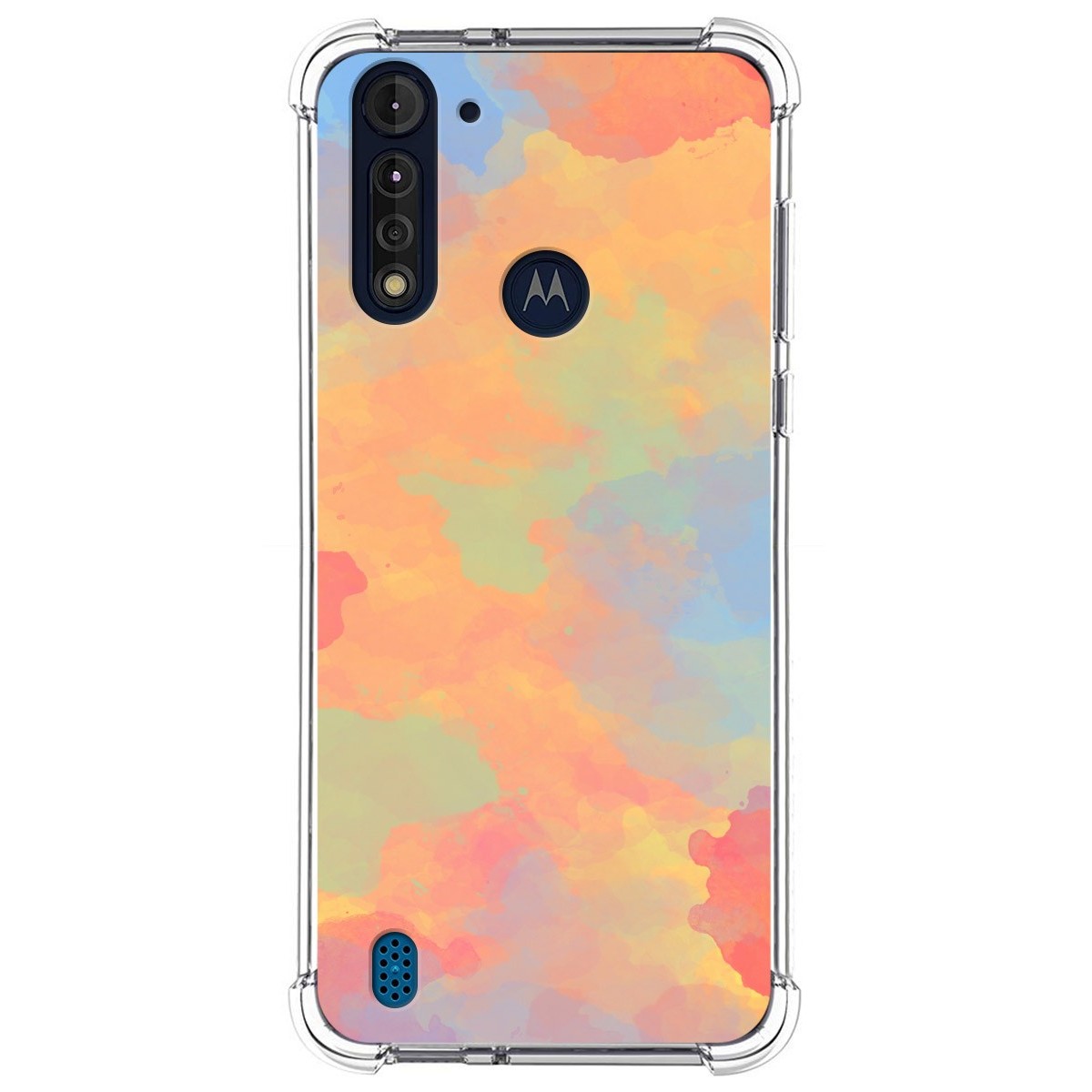 Funda Silicona Antigolpes para Motorola Moto G8 Power Lite diseño Acuarela 08 Dibujos