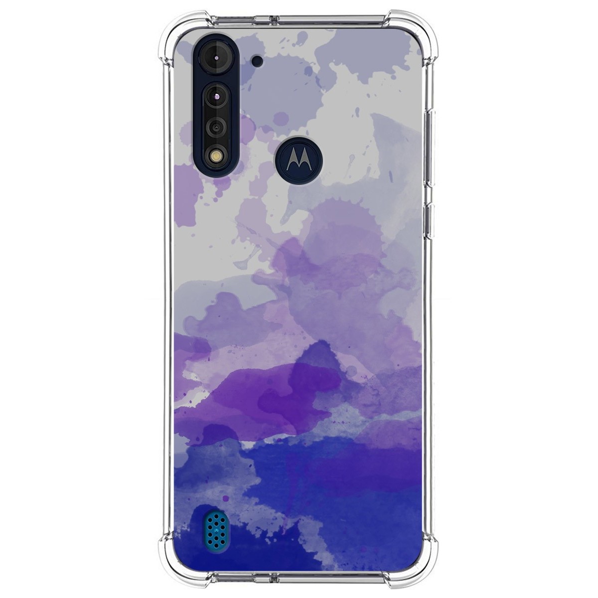 Funda Silicona Antigolpes para Motorola Moto G8 Power Lite diseño Acuarela 09 Dibujos