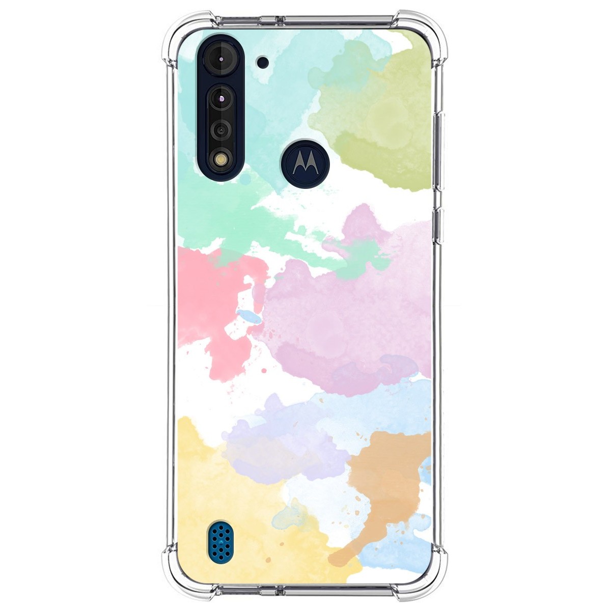 Funda Silicona Antigolpes para Motorola Moto G8 Power Lite diseño Acuarela 11 Dibujos