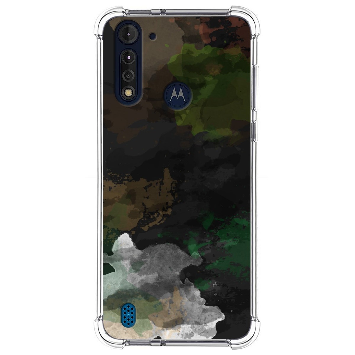 Funda Silicona Antigolpes para Motorola Moto G8 Power Lite diseño Acuarela 12 Dibujos
