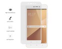 Protector Cristal Templado Frontal Completo Blanco para Xiaomi Redmi Note 5A Pro / 5A Prime Vidrio