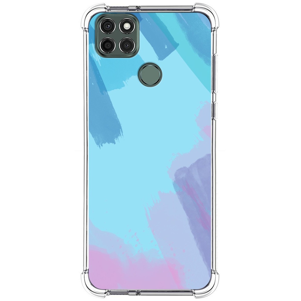 Funda Silicona Antigolpes para Motorola Moto G9 Power diseño Acuarela 10 Dibujos