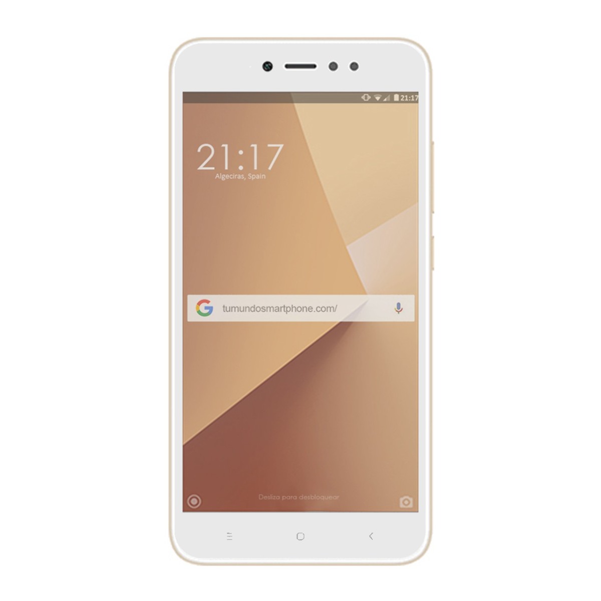 Protector Cristal Templado Frontal Completo Blanco para Xiaomi Redmi Note 5A Pro / 5A Prime Vidrio