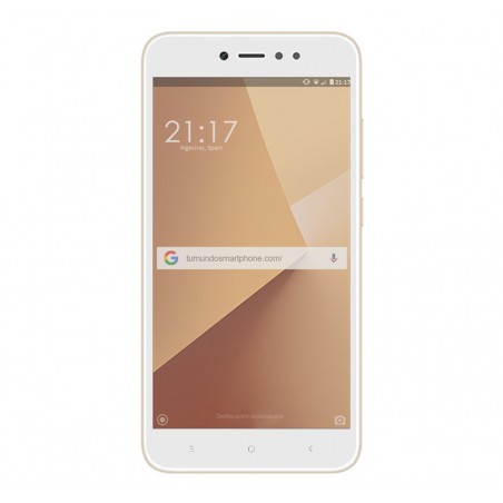 Protector Cristal Templado Frontal Completo Blanco para Xiaomi Redmi Note 5A Pro / 5A Prime Vidrio