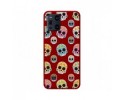 Funda Silicona Líquida Roja para Oppo Find X3 Pro 5G diseño Catrina Dibujos