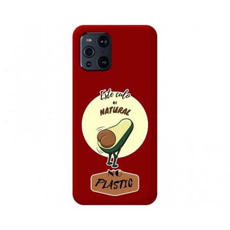 Funda Silicona Líquida Roja para Oppo Find X3 Pro 5G diseño Culo Natural Dibujos