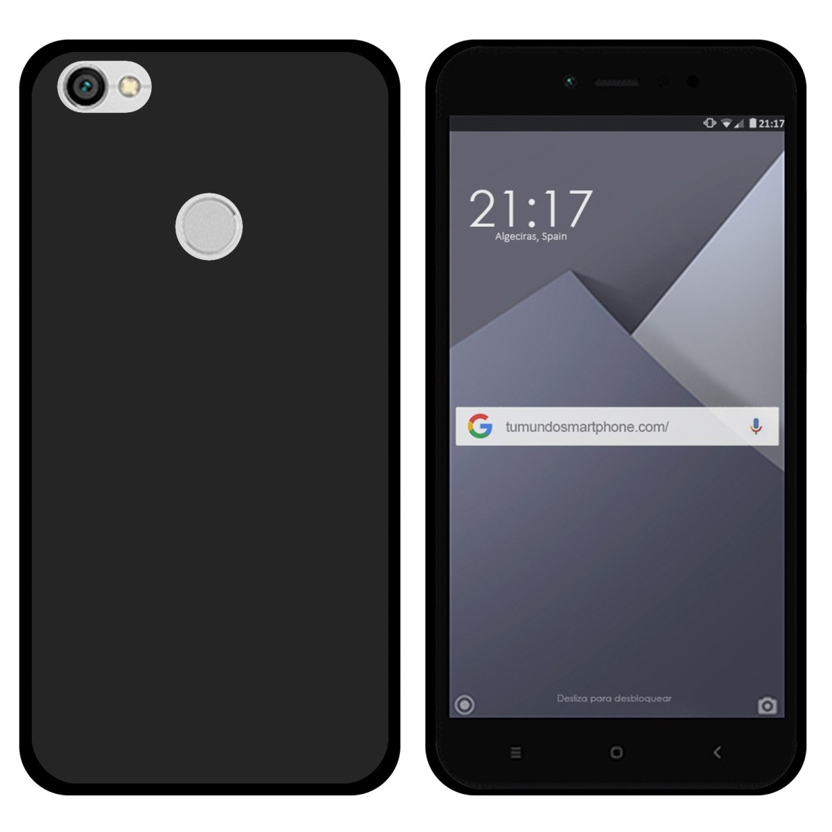 Funda Gel Tpu para Xiaomi Redmi Note 5A Pro / 5A Prime Color Negra