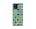 Funda Silicona Líquida Verde para Oppo Find X3 Pro 5G diseño Catrina Dibujos