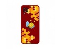 Funda Silicona Líquida Roja para Samsung Galaxy A22 LTE 4G diseño Abeja Dibujos