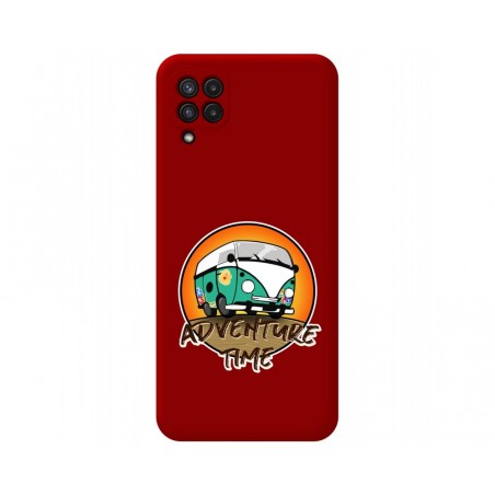 Funda Silicona Líquida Roja para Samsung Galaxy A22 4G / M22 diseño Adventure Time Dibujos