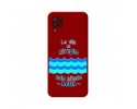 Funda Silicona Líquida Roja para Samsung Galaxy A22 4G / M22 diseño Agua Dibujos