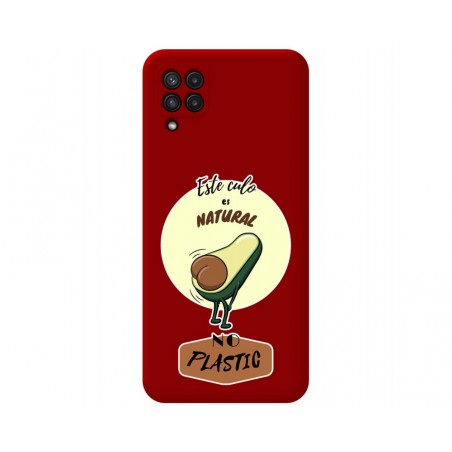 Funda Silicona Líquida Roja para Samsung Galaxy A22 4G / M22 diseño Culo Natural Dibujos