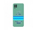 Funda Silicona Líquida Verde para Samsung Galaxy A22 4G / M22 diseño Agua Dibujos