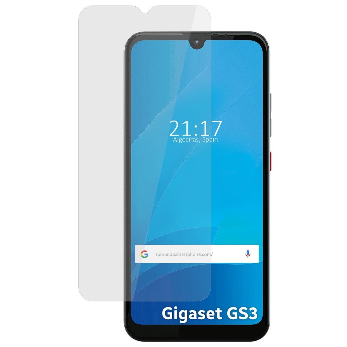 Protector Cristal Templado para Gigaset GS3 Vidrio