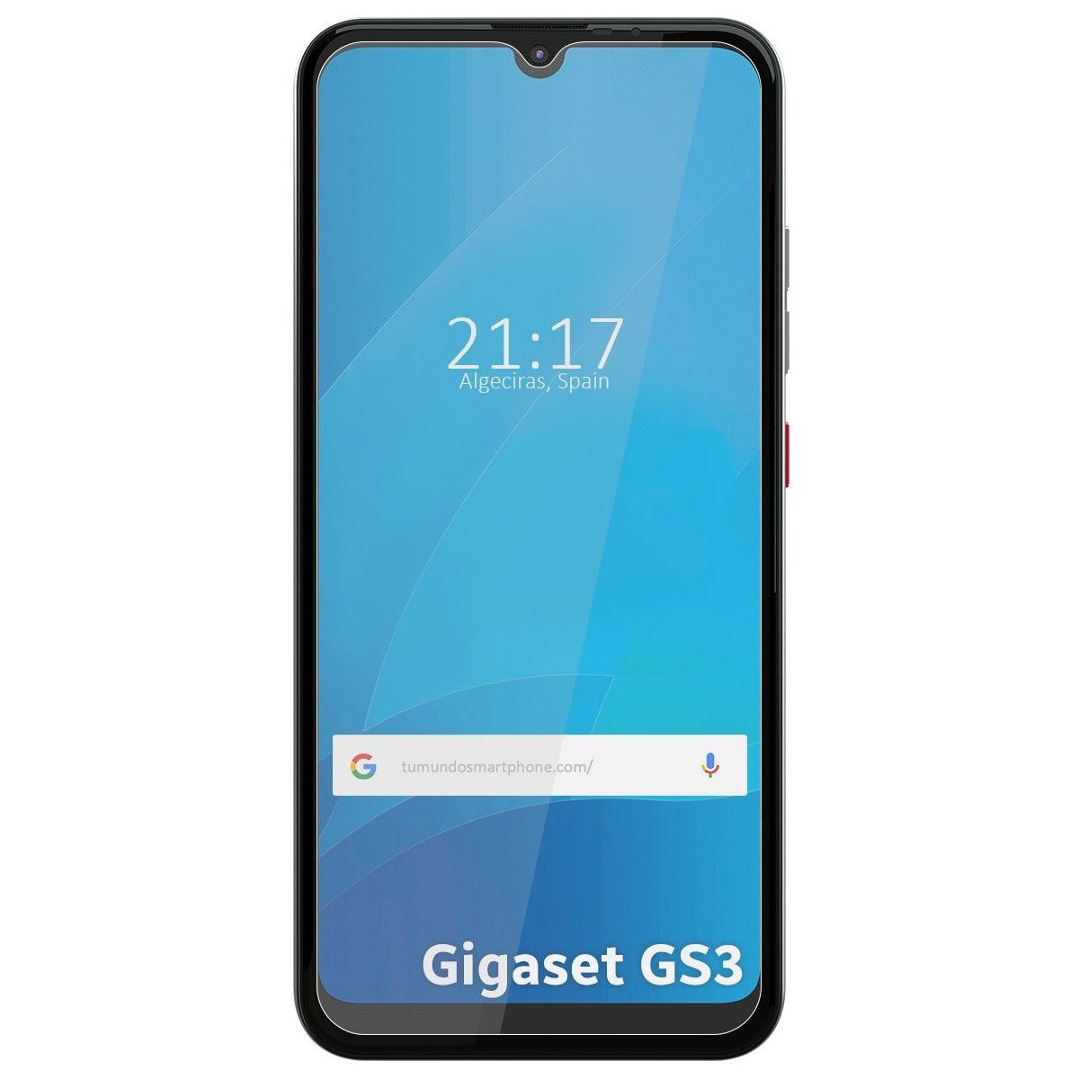 Protector Cristal Templado para Gigaset GS3 Vidrio