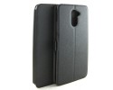 Funda Soporte Piel Negra para Huawei Y7 Flip Libro