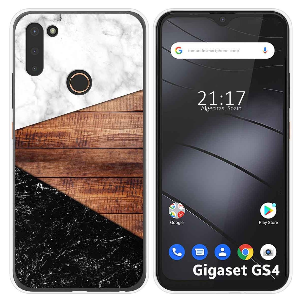 Funda Silicona para Gigaset GS4 diseño Mármol 11 Dibujos