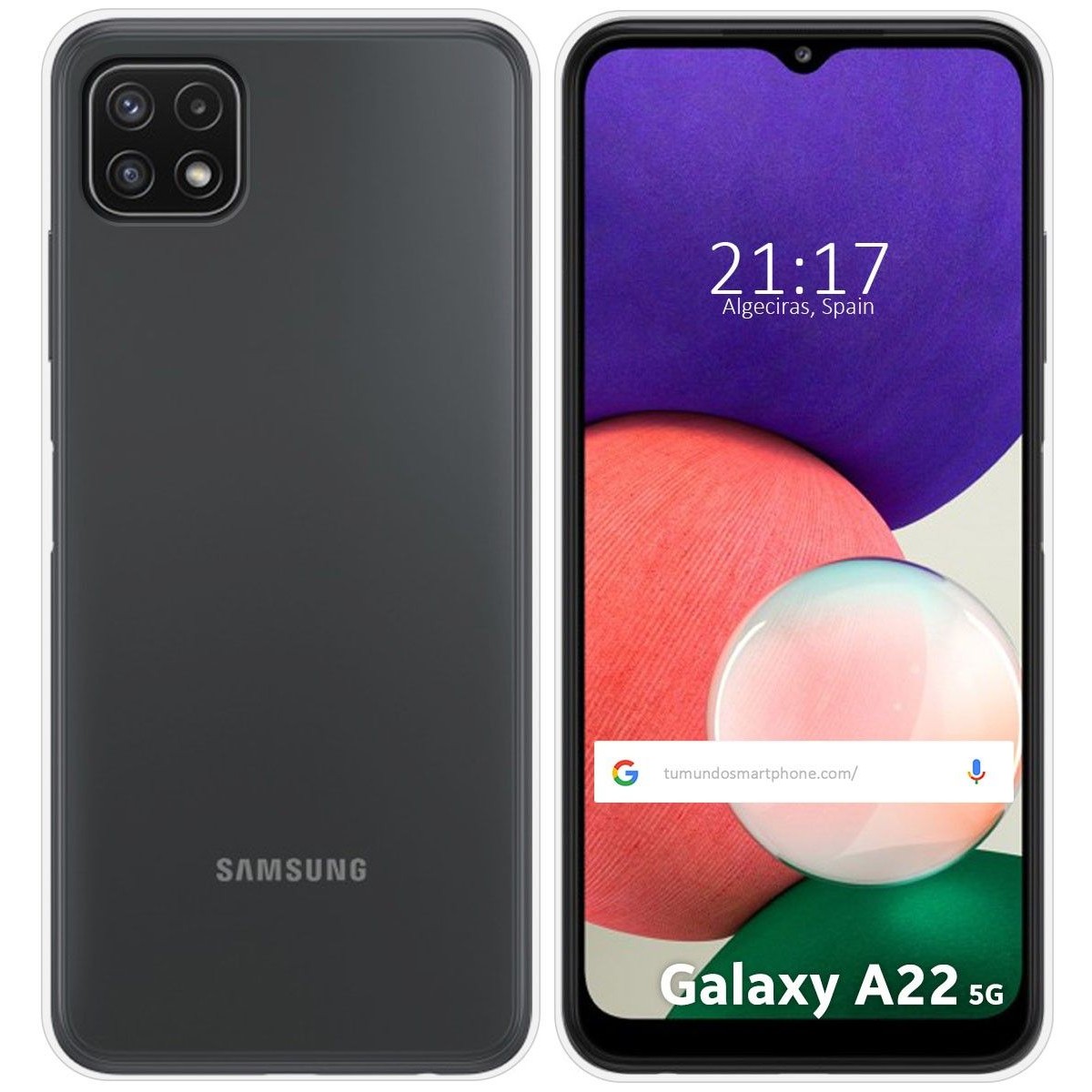 Funda Silicona Gel TPU Transparente para Samsung Galaxy A22 5G