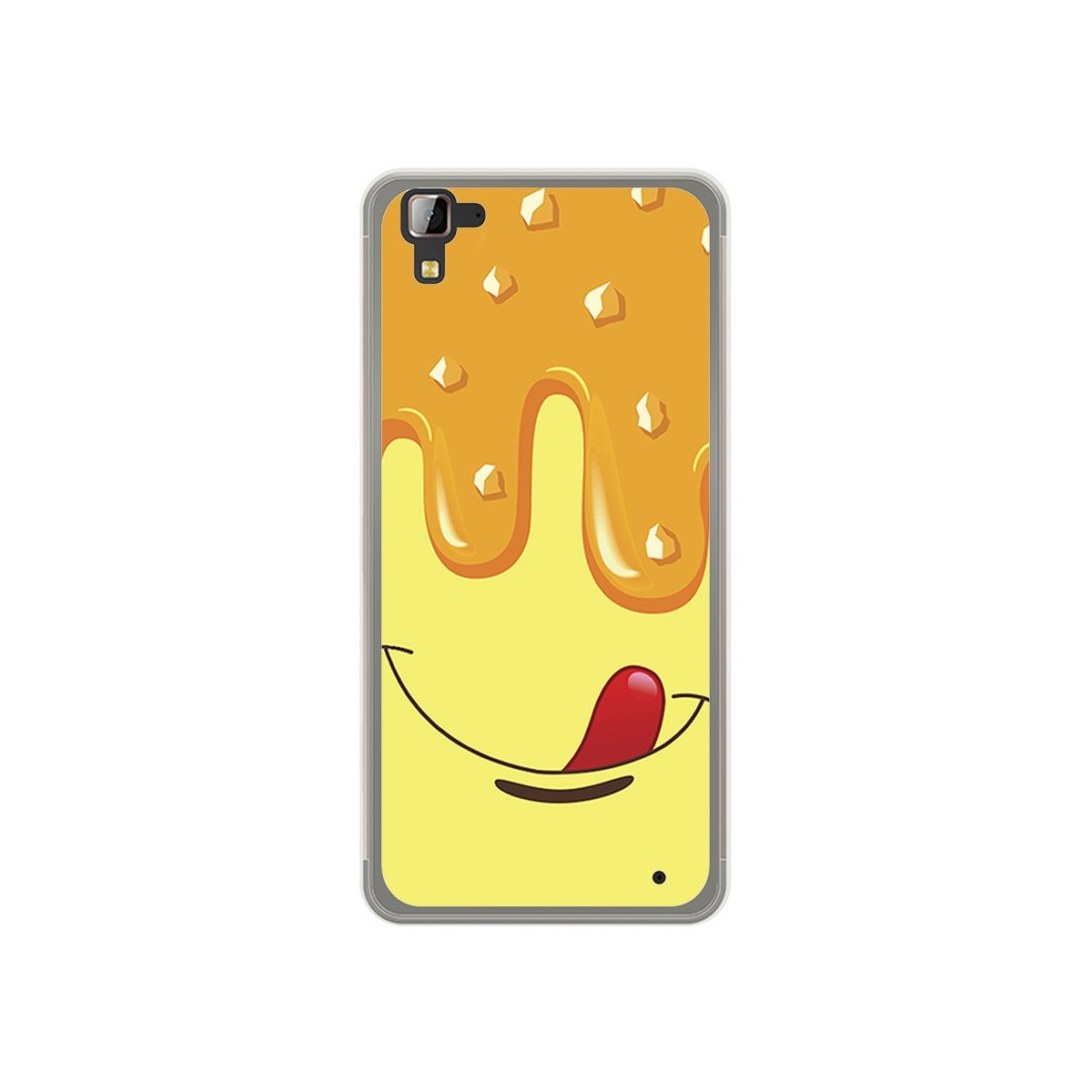 Funda Gel Tpu para Hisense C30 Rock Diseño Helado Vainilla Dibujos