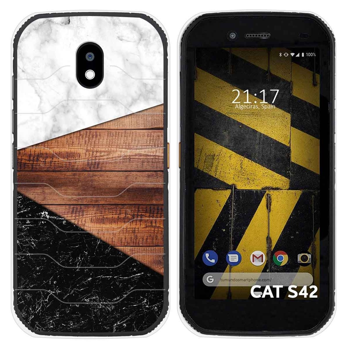Funda Silicona para Cat S42 / S42 H+ diseño Mármol 11 Dibujos